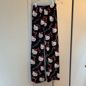 Hello Kitty Kids Pajama Bottoms - Black and Pink